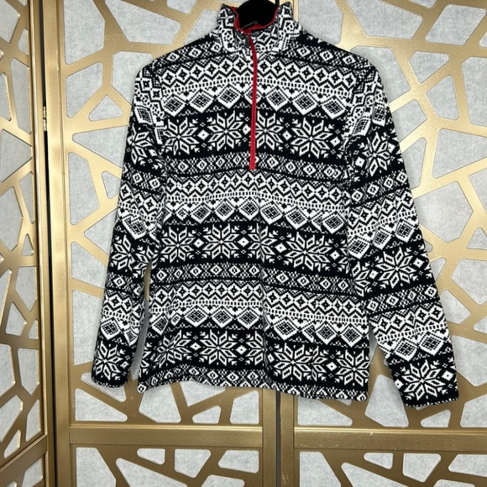 Lands’ End three-quarter zip jacket lightweight